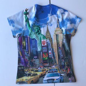 New York City Tee Top Times Square Taxis Broadway